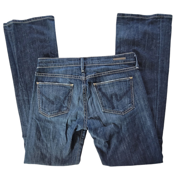 Citizens of Humanity Anthropologie "Dita" Petite Bootcut Leg Jeans SZ 28 - Picture 8 of 11
